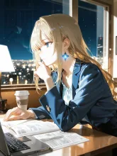 女性記者·締切までの一時間 の投稿作品