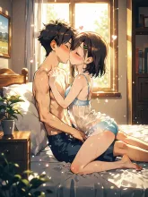 熱いキス — AGLIさんのAIイラスト