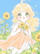 ひまわりの花束