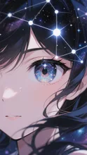 美少女の瞳に映る　架空星座　無限座