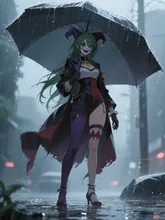 鬱陶しい雨だな( ｰ̀༥ｰ́ )