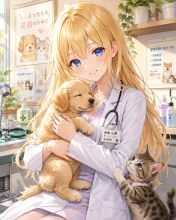 女性獣医さん·もふもふと共に の投稿作品