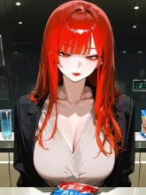 カウンターに立つ