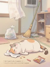 掃除しなきゃ🧹Zzz‥ᐝ