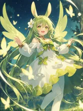 幸運の祝福を運ぶよ — みゅげさんのAIイラスト