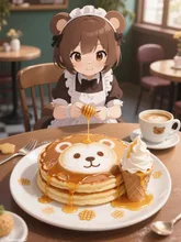 画像生成チャレンジ·パンケーキ の投稿作品
