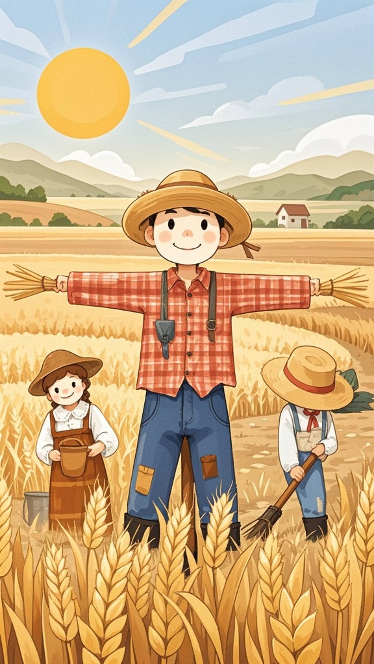 A Charming Cartoon - Style Ode to Rural Life
