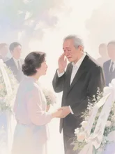親父の葬儀での挨拶。思い出に涙が溢れ出す