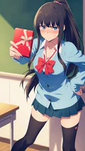 ツンデレ女子からのチョコ — ツンデレイラストのAIイラスト｜SUPPART