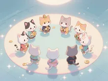 福の神の集会(*ΦωΦ)(ネコVer)