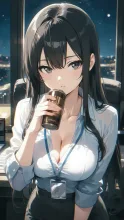 一休み — コーヒーイラストのAIイラスト|SUPPART