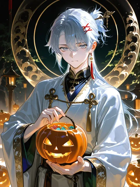 The image shows an animated… - ハロウィンナイト総選挙