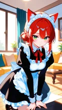 猫耳メイド1 — ああさんのAIイラスト