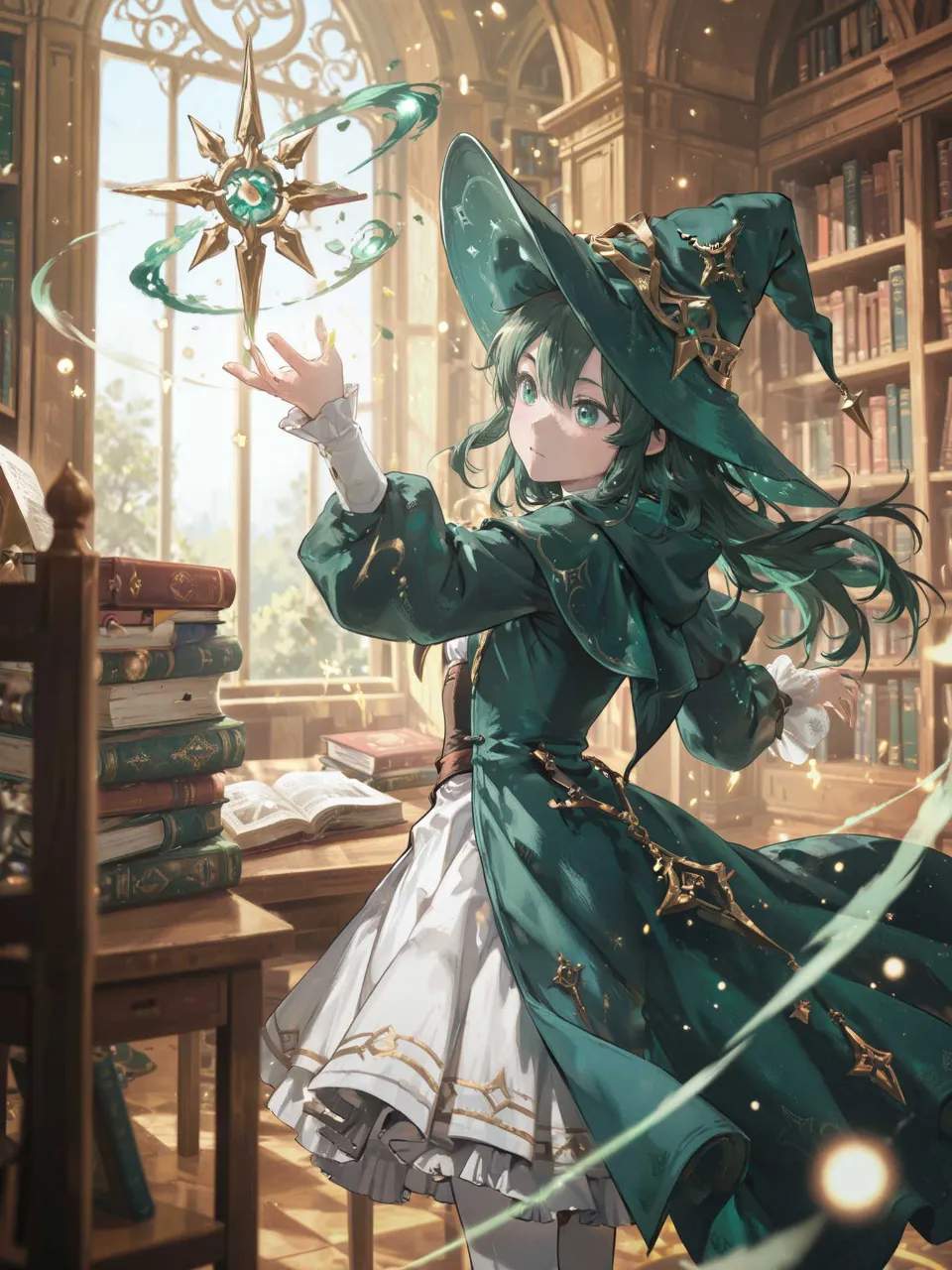 星を紡ぐ魔女 — ひーたろーさんのAIイラスト