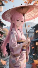 ピンク髪娘💕リメイクしたらちょっと高画質化❓ — 壁紙イラストのAIイラスト|SUPPART