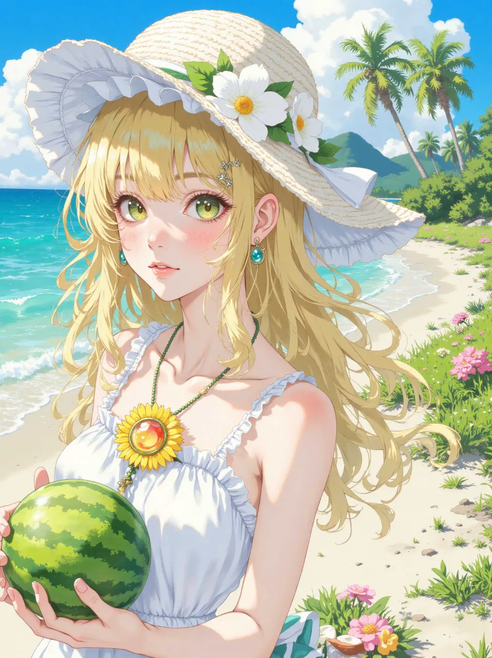 スイカ? — フニオニールさんのAIイラスト