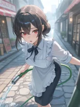 打ち水の朝·初夏チャレンジ の投稿作品