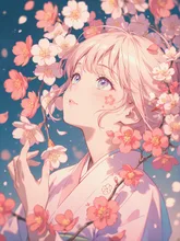 梅の華と戯れ乙女🌸
