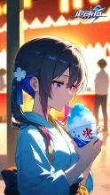 星降るかき氷・アイドル