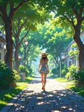 木々のトンネル