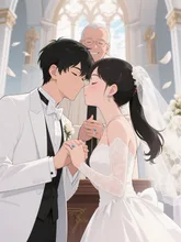 結婚式で愛のキス