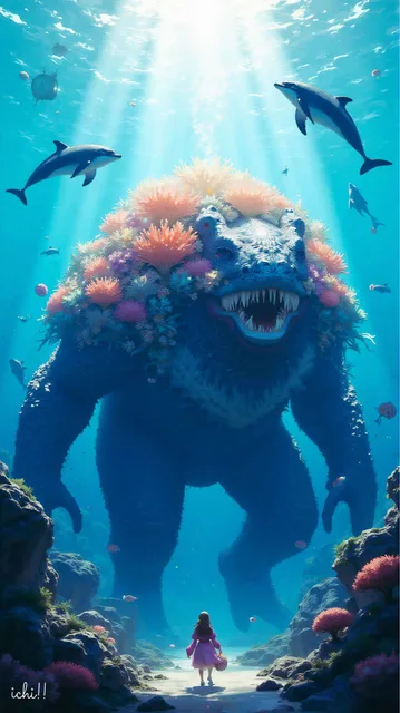 古代巨大生物 珊瑚の島珍生物集