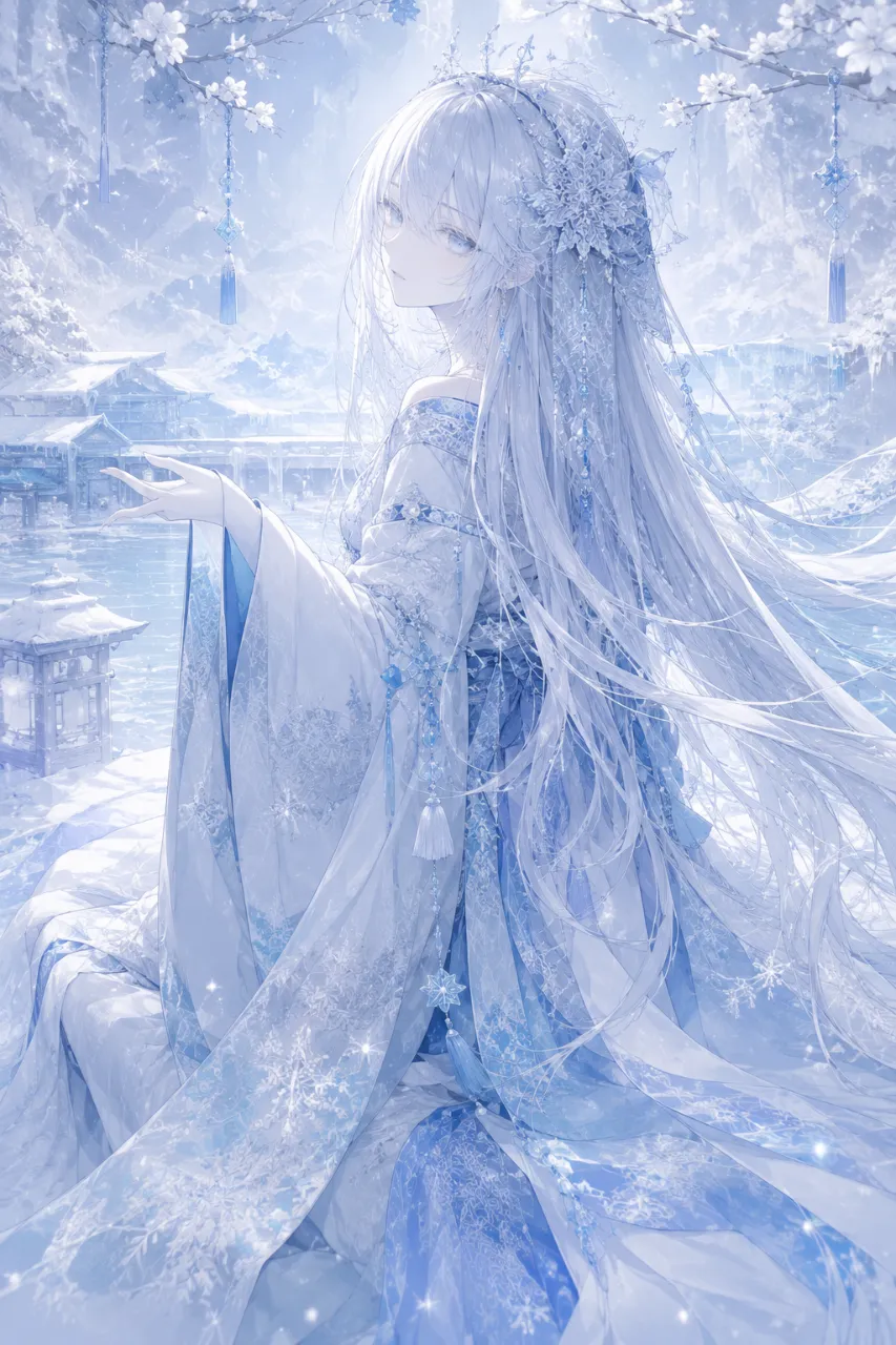 雪女 — サラさんのAIイラスト