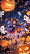 私は魔女《ベリー・グリムチャーム》 どうしよう、楽しすぎるんだけど — ハロウィンイラストのAIイラスト|SUPPART