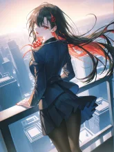 街を見下ろす悪役令嬢
