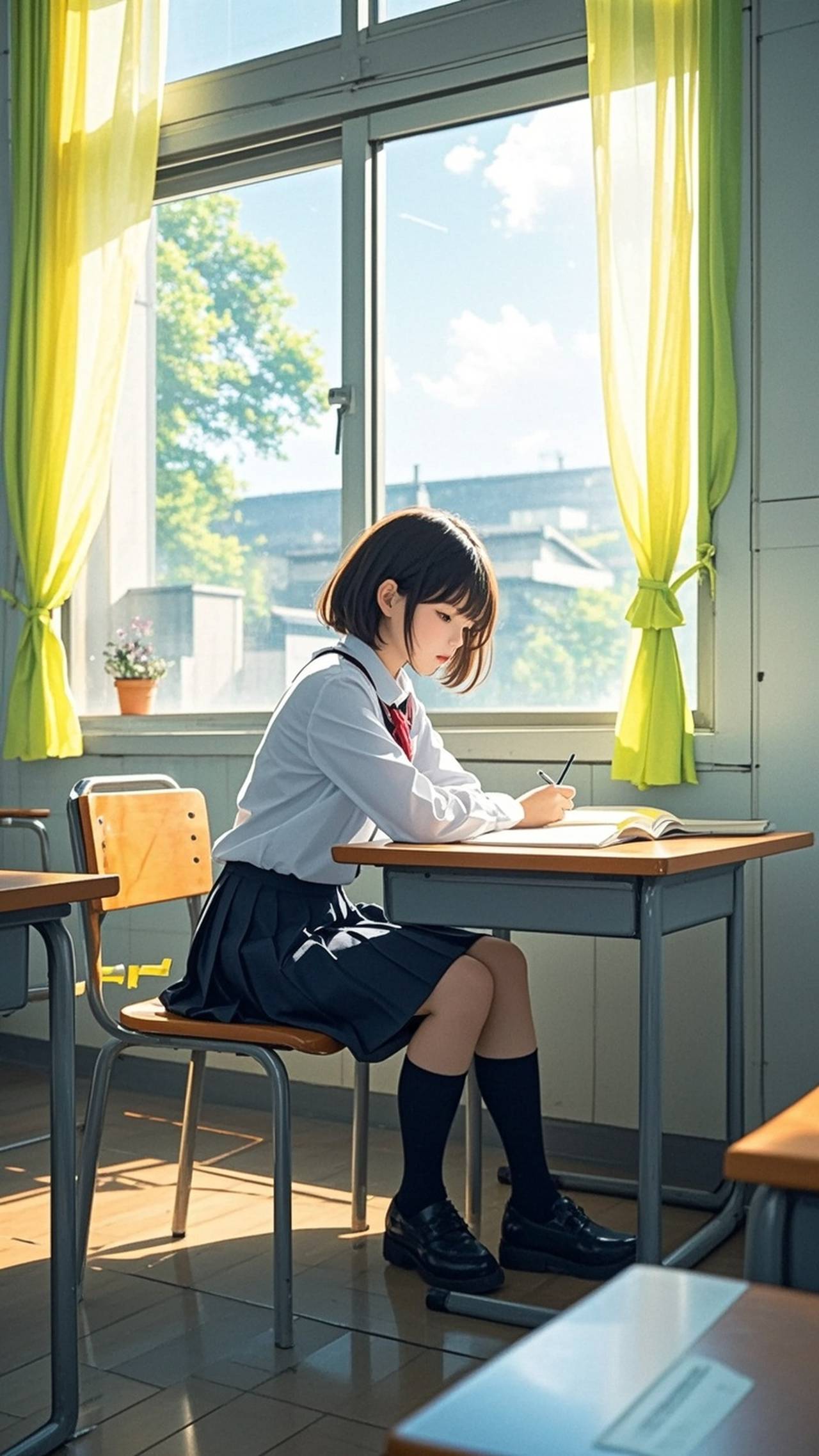 青色 — ままさんのAIイラスト