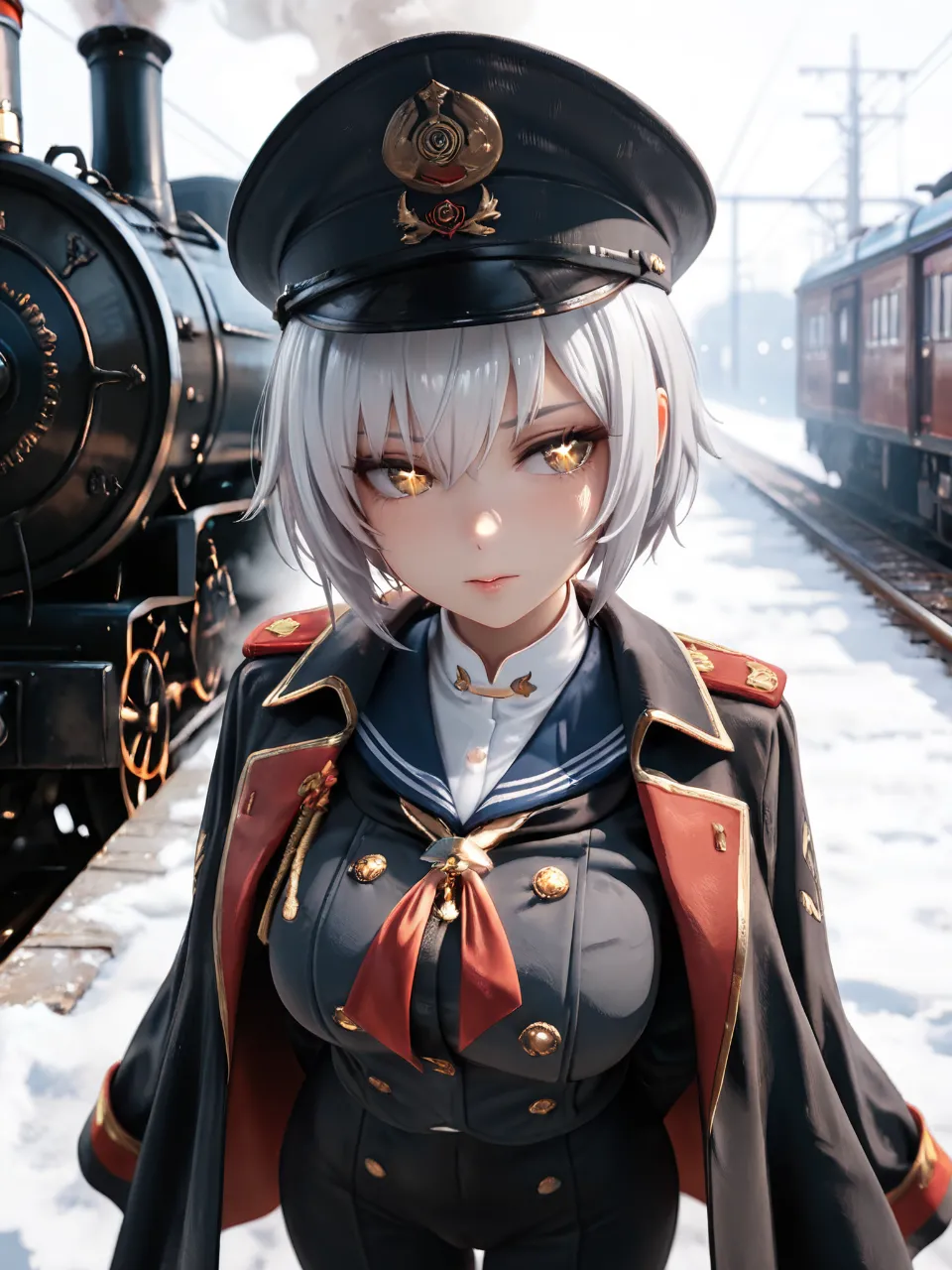 軍服の少女 — タッツーさんのAIイラスト