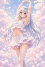 背伸び·服がずり上がる の投稿作品