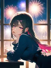 花火の季節〜 — たくあんさんのAIイラスト