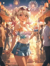 夏ギャルの休日·夏チャレンジ の投稿作品