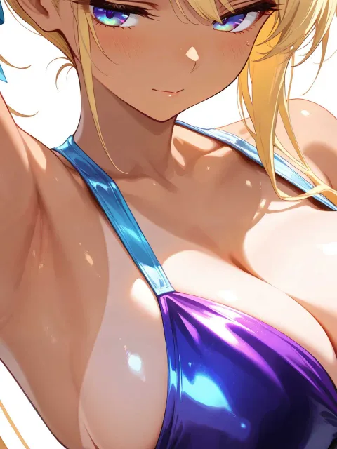 きらびやかな衣装の華やかで色っぽい女曲芸師の成年女性