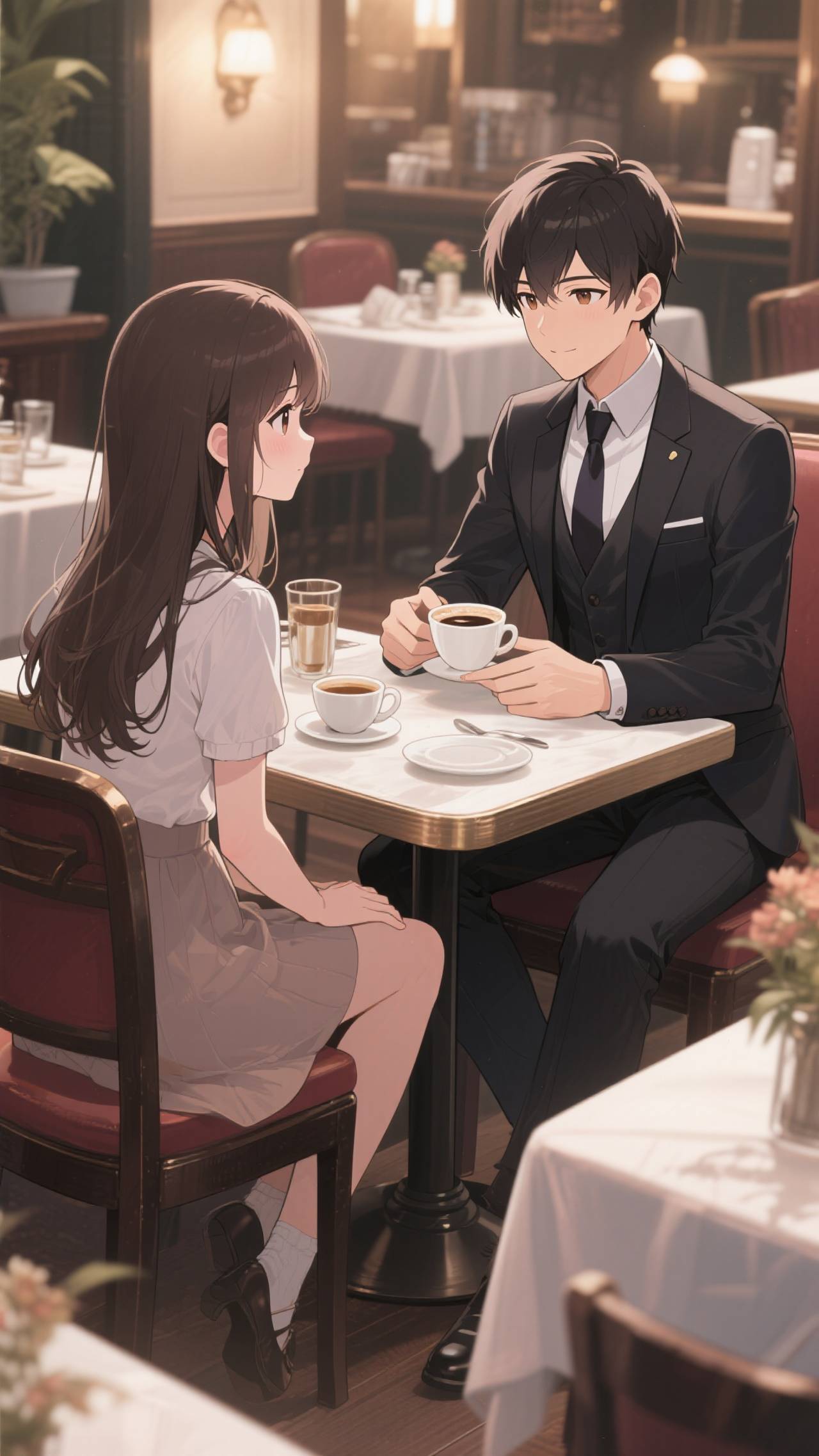 frist meeting of frist ❤️ 😍 love — nateさんのAIイラスト