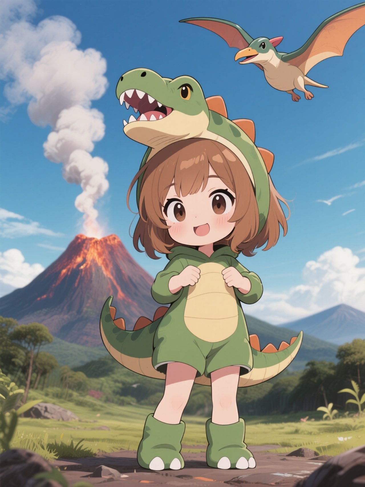 かわいい恐竜♪‧˚₊( ˶ ⁰∀⁰)‧˚₊