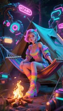 サイバーキャンプは快適そのもの