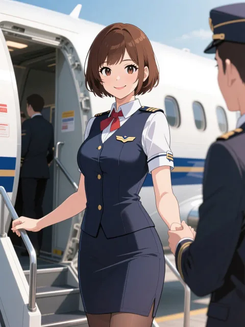 フライト前のCA②