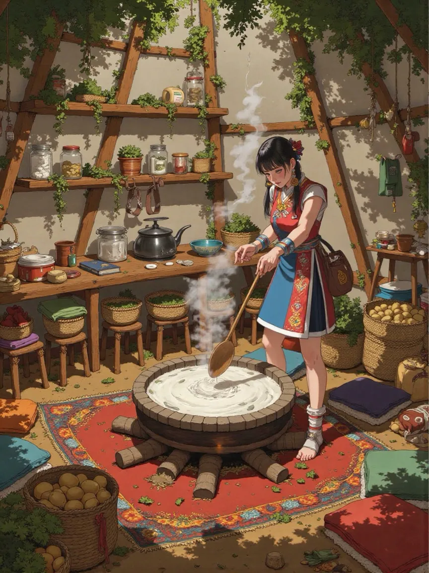 料理は調合 — ふたばさんのAIイラスト