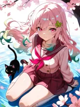 少女も水に浮かぶ季節かぁ