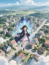 画像生成チャレンジ·空中浮遊 の投稿作品