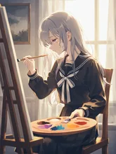 何度描いても。 — ʚ叶夜 琴透ɞさんのAIイラスト