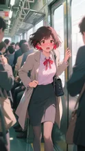 負けない…この人混みに…！