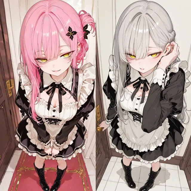5枚ぺたり❤️葉月「今日はご指名ありがとうございます♪葉月です♪」瑞稀「いっぱいいじめてあげるから覚悟しなさい?」