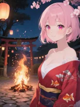 篝火の明梨②