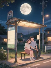 仲良く寝過ごし