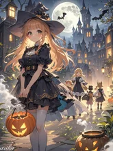 ハロウィン魔宴夜 — ハロウィンイラストのAIイラスト|SUPPART