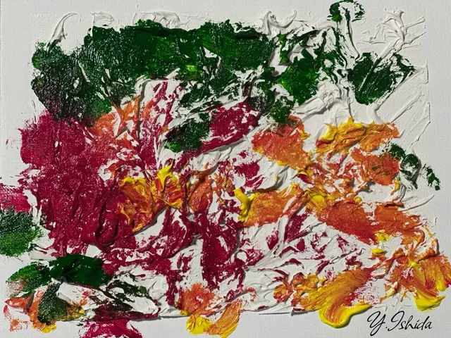 4歳の子供が初めて作ったアート
