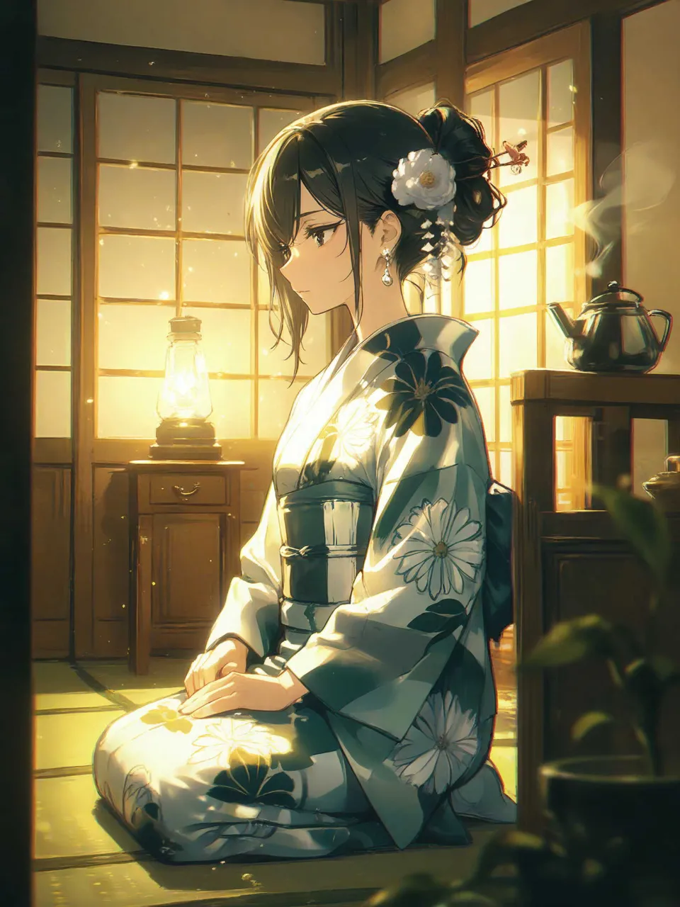 「(……立てない…)」